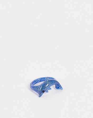 Anello fashion con design a forma di delfino - ASOS DESIGN - Modalova