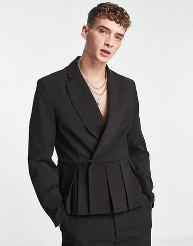 ASOS DESIGN - Blazer peplo nero - ASOS DESIGN - Modalova