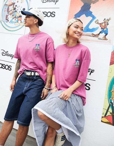 Disney - T-shirt oversize unisex con stampa di Topolino e i suoi amici - ASOS DESIGN - Modalova