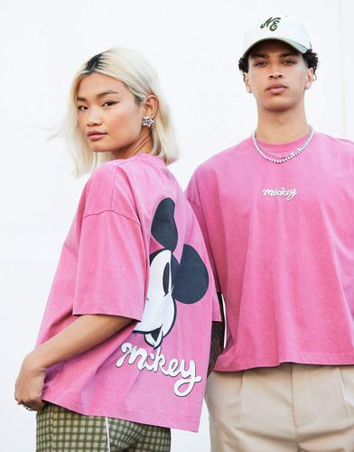 Disney - T-shirt oversize unisex con stampa di Topolino - ASOS DESIGN - Modalova