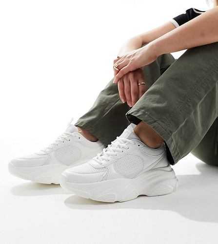 Drop - Sneakers bianche a pianta larga - ASOS DESIGN - Modalova