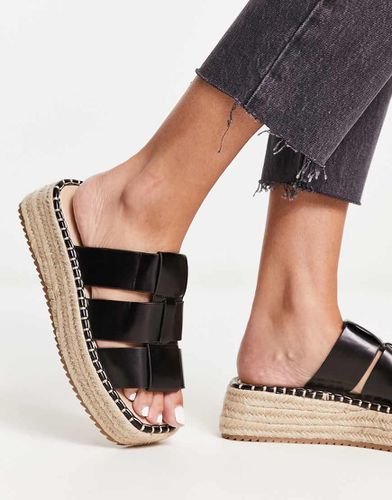 Jackson - Espadrilles nere da pescatore - ASOS DESIGN - Modalova