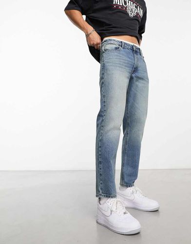 Jeans classici rigidi tintura vintage - ASOS DESIGN - Modalova