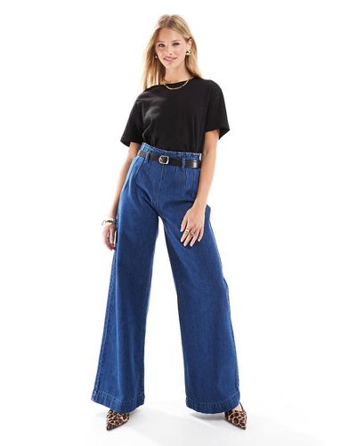 Jeans ampi con cintura lavaggio risciacquato - ASOS DESIGN - Modalova