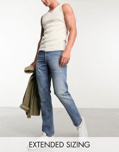 Jeans stretch e slim lavaggio chiaro vintage - ASOS DESIGN - Modalova