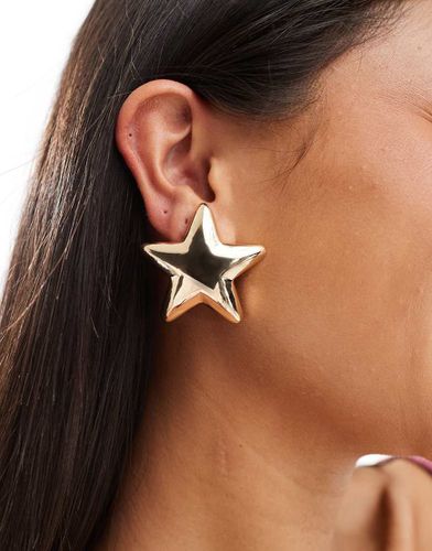 Orecchini a bottone con design a forma di stelle color - ASOS DESIGN - Modalova