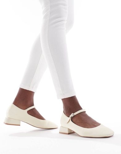 Lead - Ballerine Mary Jane gialle con tacco - ASOS DESIGN - Modalova