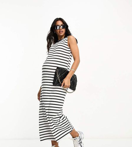 ASOS DESIGN Maternity - Vestito lungo senza maniche a righe - ASOS Maternity - Modalova