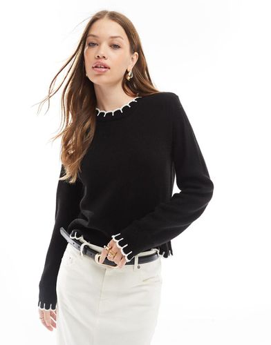 Maglione con impunture - ASOS DESIGN - Modalova