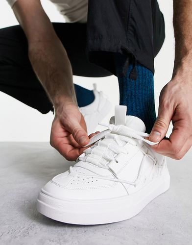 Sneakers stringate bianche a pannelli - ASOS DESIGN - Modalova