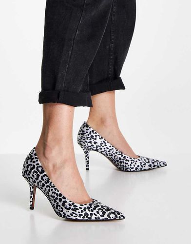 Salary - Scarpe décolleté leopardate con tacco medio - ASOS DESIGN - Modalova