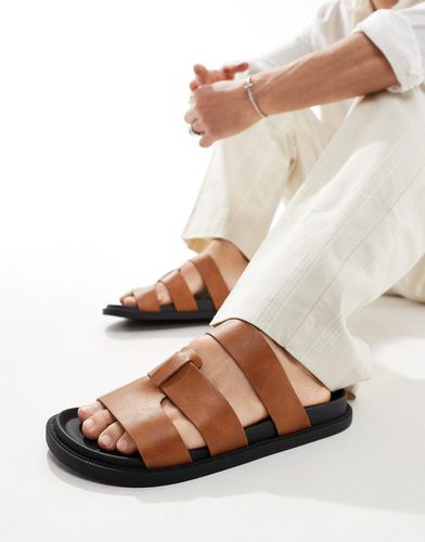 Sandali color cuoio - ASOS DESIGN - Modalova