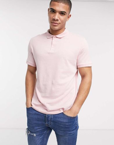 ASOS DESIGN - Polo in jersey rosa - ASOS DESIGN - Modalova