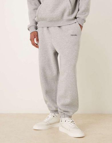 Pantalon de jogging d'ensemble oversize à imprimé - chiné - Asos Design - Modalova