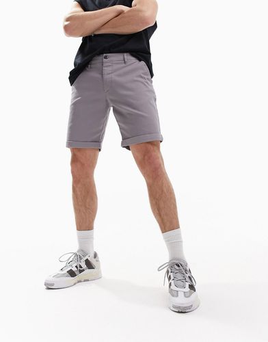 Pantaloncini chino slim chiaro lunghezza media - ASOS DESIGN - Modalova