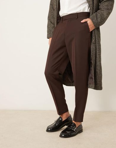 Pantaloni affusolati eleganti scuro - ASOS DESIGN - Modalova