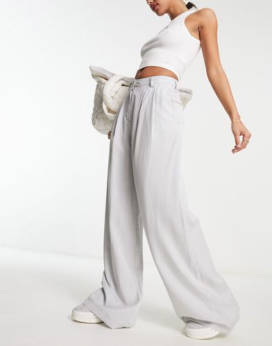 Pantaloni casual con fondo ampio grigi - ASOS DESIGN - Modalova