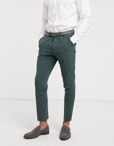 Pantaloni da abito super skinny bosco - ASOS DESIGN - Modalova