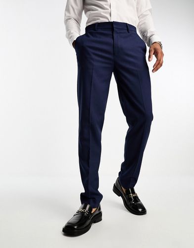 Pantaloni da abito slim in tessuto micro testurizzato color - ASOS DESIGN - Modalova