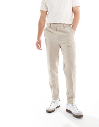 Pantaloni eleganti affusolati color pietra - ASOS DESIGN - Modalova