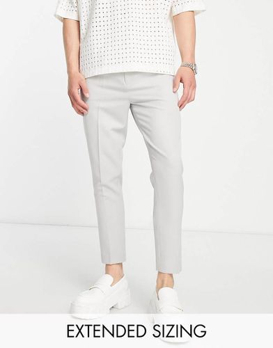 Pantaloni eleganti affusolati chiaro - ASOS DESIGN - Modalova