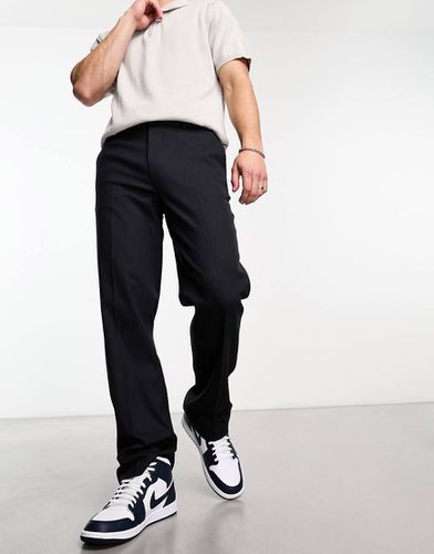 Pantaloni eleganti dritti micro testurizzati - ASOS DESIGN - Modalova