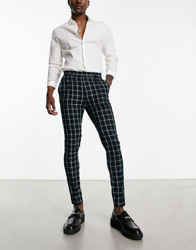 Pantaloni eleganti super skinny a quadri scozzesi - ASOS DESIGN - Modalova