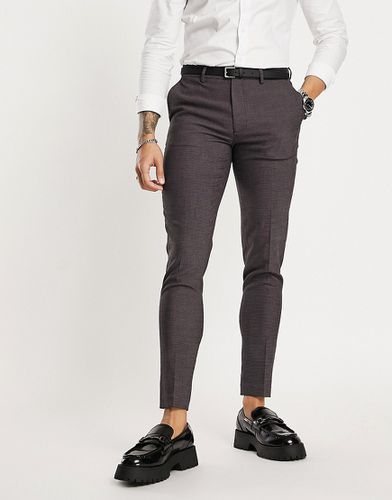 Pantaloni eleganti super skinny con motivo puntinato, colore lilla - ASOS DESIGN - Modalova