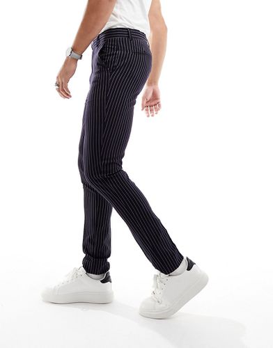 Pantaloni super skinny eleganti gessati - ASOS DESIGN - Modalova