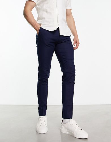 Pantaloni skinny eleganti in misto lino - ASOS DESIGN - Modalova