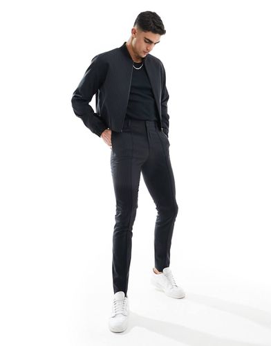 Pantaloni skinny eleganti gessato in coordinato - ASOS DESIGN - Modalova