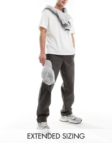 Pantaloni vestibilità comoda color antracite - ASOS DESIGN - Modalova