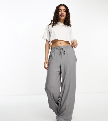 ASOS DESIGN Petite - Pantaloni grigi - ASOS Petite - Modalova