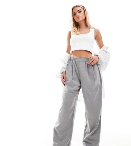 ASOS DESIGN Petite - Pantaloni in flanella chiaro - ASOS Petite - Modalova