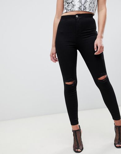 Rivington - Jeggings con strappi sfrangiati alle ginocchia pulito - ASOS DESIGN - Modalova