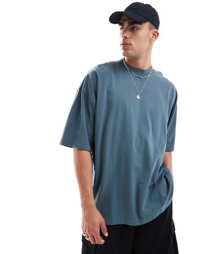 T-shirt basic extra oversize pesante da 240 gsm color antracite - ASOS DESIGN - Modalova