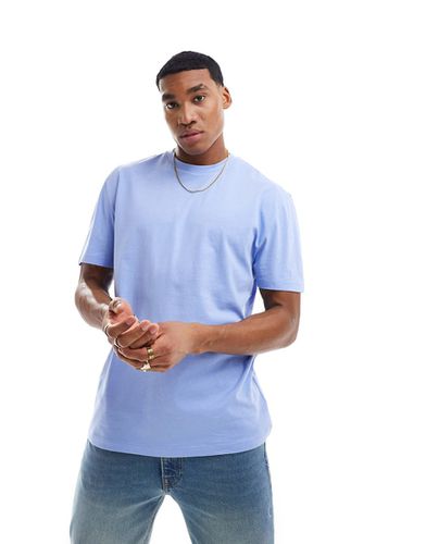 T-Shirt girocollo comoda blu - ASOS DESIGN - Modalova