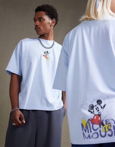 T-shirt oversize unisex slavato con stampa Disney di Topolino - ASOS DESIGN - Modalova