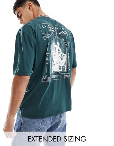 T-shirt oversize con stampa rinascimentale sul retro - ASOS DESIGN - Modalova