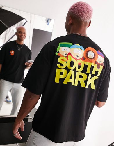 T-shirt oversize color antracite con stampa South Park - ASOS DESIGN - Modalova