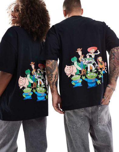 T-shirt oversize nera con stampa Disney di Toy Story - ASOS DESIGN - Modalova