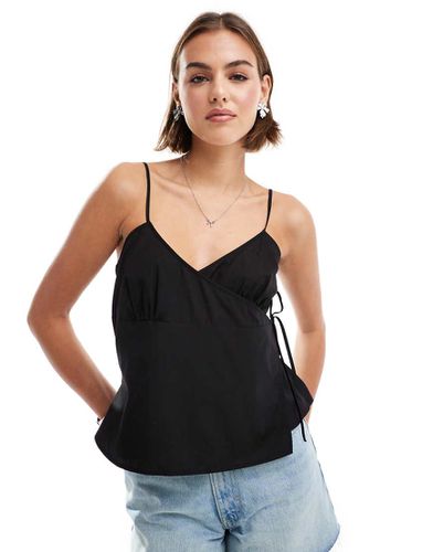 Top a canottiera avvolgente - ASOS DESIGN - Modalova