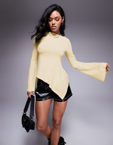 Top à manches évasées et godets - Asos Design - Modalova