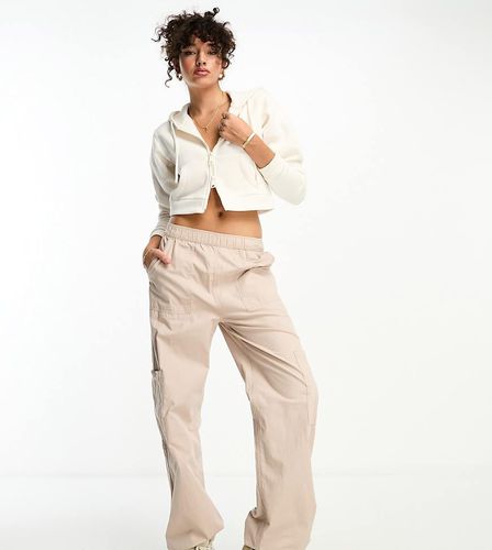 ASOS DESIGN Tall - Pantaloni cargo minimal color pietra - ASOS Tall - Modalova