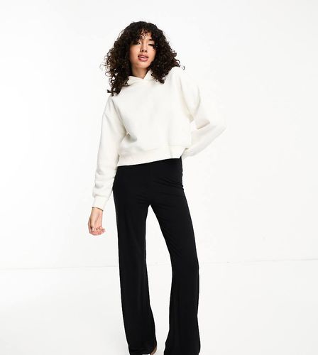 ASOS DESIGN Tall - Pantaloni basic in jersey con fondo ampio neri - ASOS Tall - Modalova