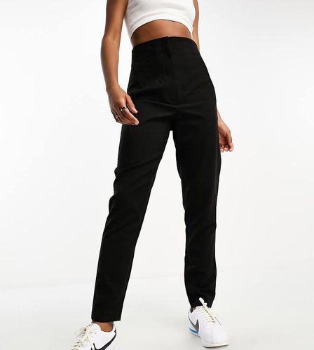 ASOS DESIGN Tall - Pantaloni sartoriali neri con cuciture in vita - ASOS Tall - Modalova