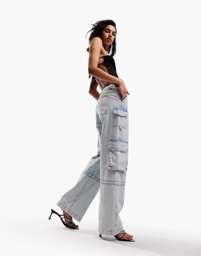 Ultimate - Jeans cargo azzurri - ASOS DESIGN - Modalova