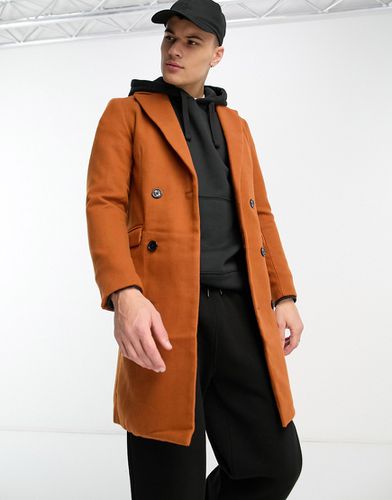 Cappotto in lana arancione - Bolongaro Trevor - Modalova