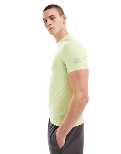 Chad - T-shirt lime con elementi riflettenti - Born Living Yoga - Modalova