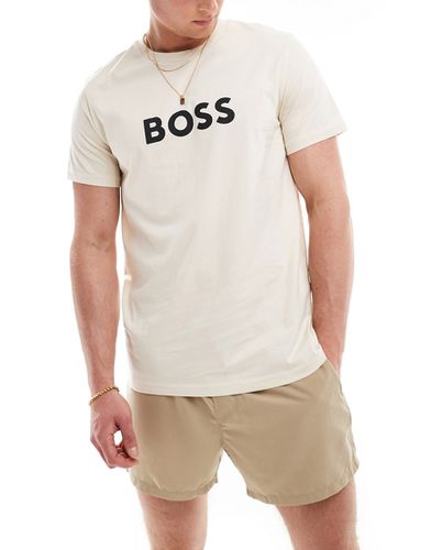 BOSS - T-shirt color pietra-Bianco - BOSS Bodywear - Modalova